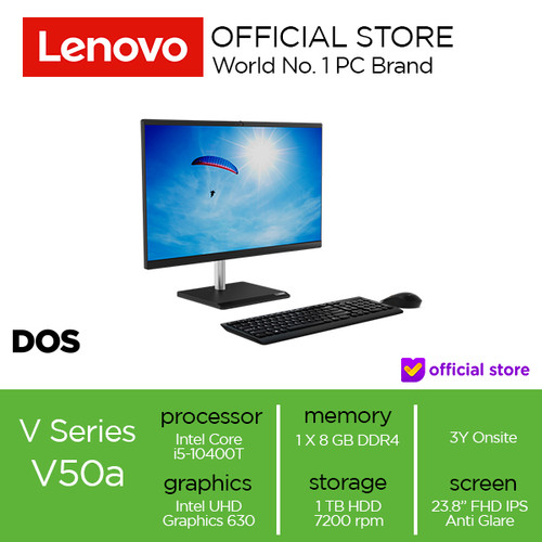 Lenovo V50a-24IMB AIO Core i5-10400T 8GB 1T HDD