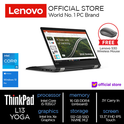 Lenovo ThinkPad L13 Yoga G2 Core i5-1135G7 16GB 512SSD W10 Pro