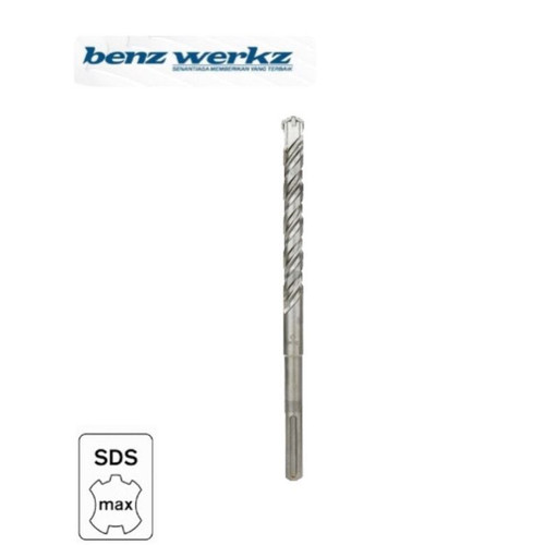 SDS MAX 4-edge 32mm x 320mm - Mata bor beton SDS Max Benz Werkz