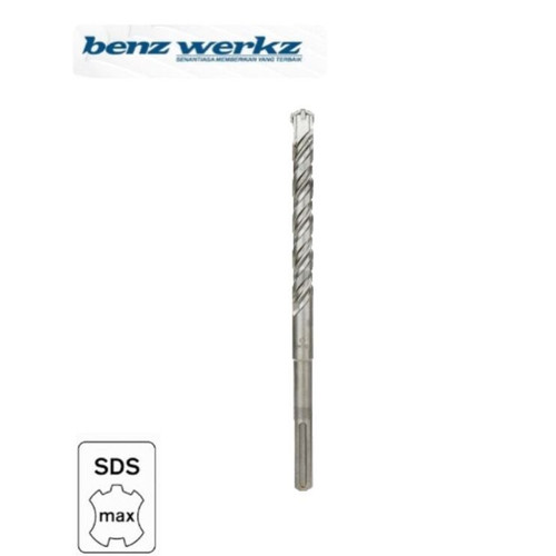 SDS MAX 4-edge 22mm x 920mm - Mata bor beton SDS Max Benz Werkz