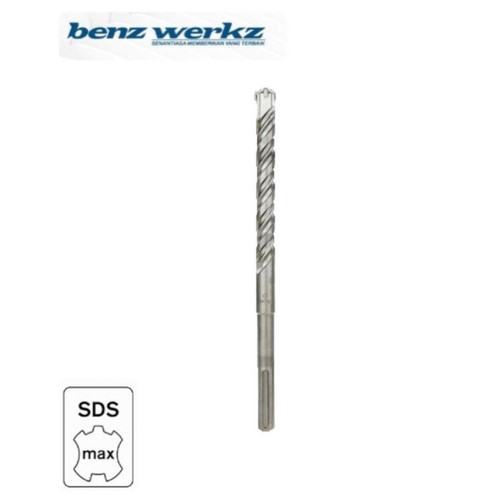 SDS MAX 4-edge 16mm x 540mm - Mata bor beton SDS Max Benz Werkz