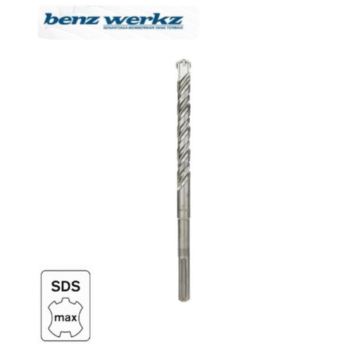 SDS MAX 4-edge 15mm x 340mm - Mata bor beton SDS Max Benz Werkz