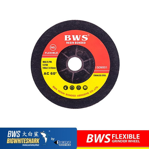 Mata Gurinda 4"x3 / Batu Gerinda Potong BWS (FLEXIBLE WHEEL)