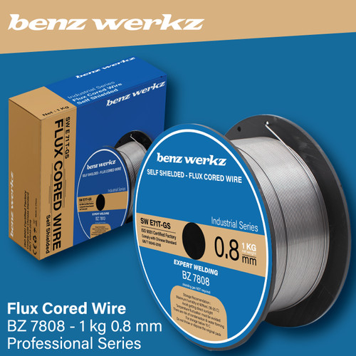 Kawat Las MIG / Flux Cored Wire 0,8 mm 1 Kg Benz Werkz / SW E71T-GS