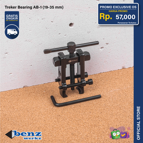 Treker Bearing AB1 / Alat Buka Bearing Puller 19 - 35 mm Benz Werkz