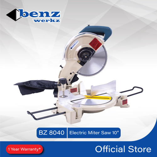 Mesin Gergaji Aluminium 10" 250mm 1650Watt / Miter Saw by BENZ WERKZ