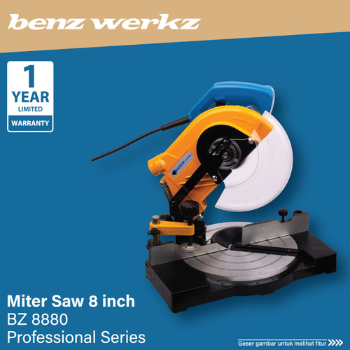 Mesin Gergaji Aluminium 8" 210mm 750Watt / Miter Saw by BENZ WERKZ