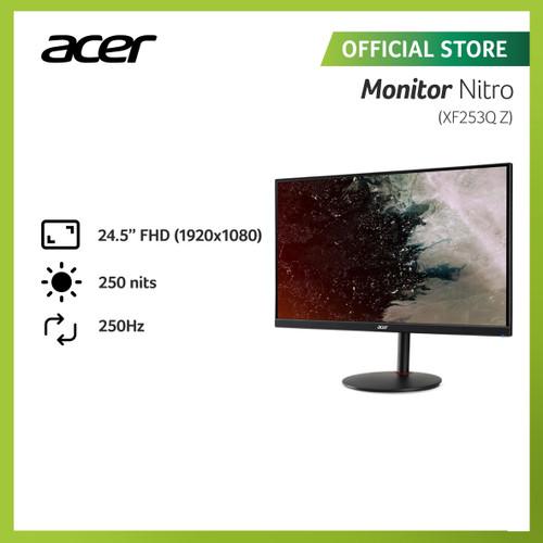 ACER MONITOR GAMING 24.5 INCH NITRO XF253Q Z | FHD 250Hz