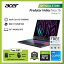 ACER PREDATOR HELIOS NEO 16 PHN16-71-51TN 16" RTX 4050 I5-13450HX 8GB 512GB