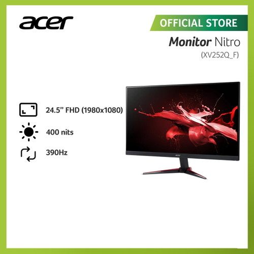 ACER MONITOR NITRO 24.5INCH XV252Q_F | FHD 390HZ ERGO