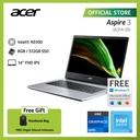 ACER LAPTOP ASPIRE 3 A314-35-C6QB 14FHD INTEL N5100 RAM 8G 512G W11