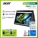 ACER ASPIRE 5 SPIN 14 A5SP14-51MTN-7819 14" I7-1355U RAM 16GB 512G