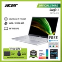 ACER SF314-511-76QK [14"FHD/i7-1165G7/16G/512G/W11/EVO/SIL]NX.ABNSN00D