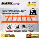 LAYER PALLET RACK 2 TON AYORACK L20027 - AMBALAN HEAVY DUTY RAK 2700M