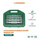 Jonnesway 6Pcs Kunci Busi DOUBLE Flexible Socket Wrench Set - W43A106S