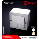 Broco 16221 (B) Double Switch Opbow Neu Ray