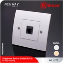 Broco J171 (B) Telephone Socket Outlet (RJ11) Neu Ray