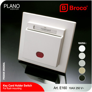 Broco E160 (B) Saklar Kartu Hotel Plano