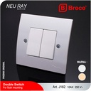 Broco J162 (B) Double Switch Neu Ray