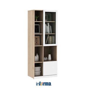 Informa Percy Kabinet Double Side High - Putih