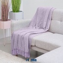 Informa 125X150 cm Selimut Throw Einne Boucle - Ungu Lilac