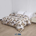 Informa 210X210 cm Bed Cover Microfiber Wolfe