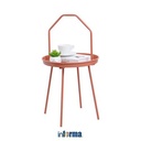 Informa Hanna Meja Sisi Round - Merah Terracotta