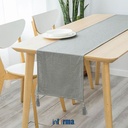 Informa 33X180 cm Table Runner 4 Tassel - Abu-Abu