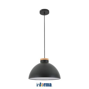 Informa Gia Lampu Gantung Hias - Abu-Abu/Hitam