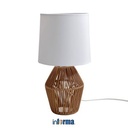 Informa Savannah Lampu Meja - Putih/Cokelat Natural