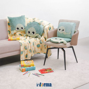 Informa 125X152 cm Selimut Microfiber Turtle