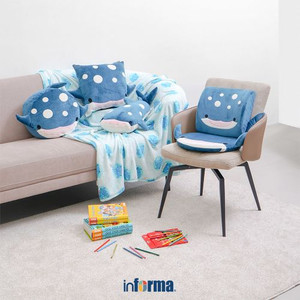 Informa 125X152 cm Selimut Microfiber Whale Shark