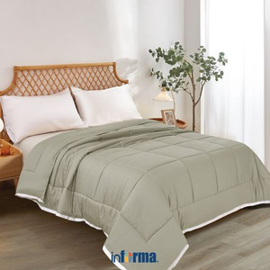 Informa 160X210 cm Bed Cover Bamboo - Abu-Abu Sage