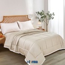 Informa 210X160 cm Bed Cover Bamboo - Krem Ivory