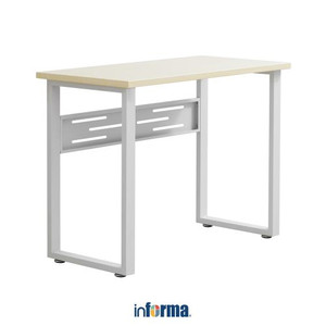 Informa Kairo Meja Kantor 100X50X75 cm - Putih Maple