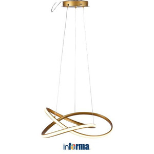 Informa Lampu Gantung Hias Led Round - Gold