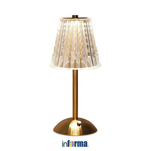 Informa Daphne Lampu Meja Mini Rechargeable - Gold