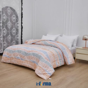 Informa 160X210 cm Bed Cover Microfiber Vale - Peach