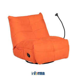 Informa Cheers Melody Sofa Recliner Rocking 1 Seater - Oranye