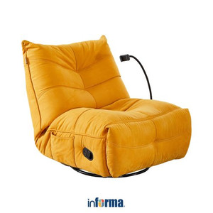 Informa Cheers Melody Sofa Recliner Rocking 1 Seater - Kuning