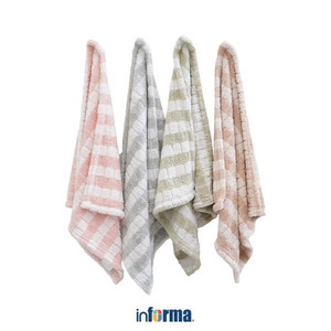 Informa Set 4 Pcs Knitting Kain Lap Dapur Stripes