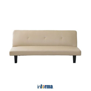 Informa Oakland Sofa Bed Kulit - Cokelat Cappuccino