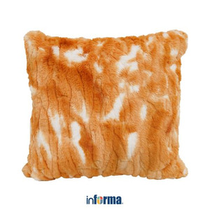 INFORMA BANTAL SOFA 45X45 CM EMBOSSED FAUX FUR - ABU-ABU