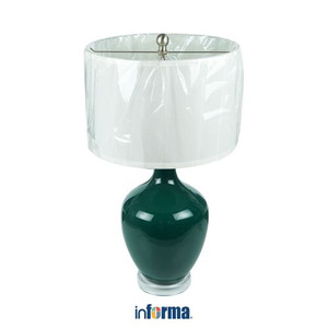 INFORMA CELIN LAMPU MEJA KACA - HIJAU