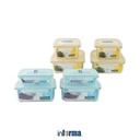 Glasslock Set 8 Pcs Wadah Makanan Gift Set