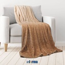 Informa 150x200 Cm Nara Selimut Ombre - Krem