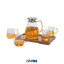 Appetite 1.8 Ltr Set 6 Pcs Teko & Gelas Dengan Nampan