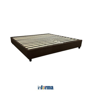 Informa 200x200 Cm Linford I I I Dipan Tempat Tidur - Cokelat Tua