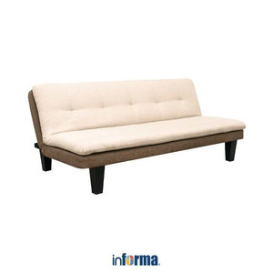 Informa New Windsor Sofa Bed - Krem/Cokelat Tua