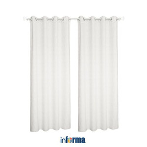 Informa - Informa 140x250cm Set 2 Pcs Gorden Jacquard Yd Lines - Beige